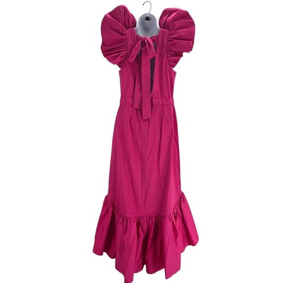 NTW Making The Cut Chic Fuchsia Ruffle High-Low Dress - Picture 2 of 5